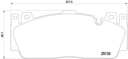 Hella Pagid Disc Brake Pad Set 355019991