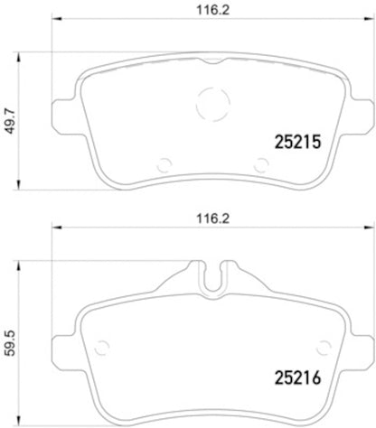 Hella Pagid Disc Brake Pad Set 355020161