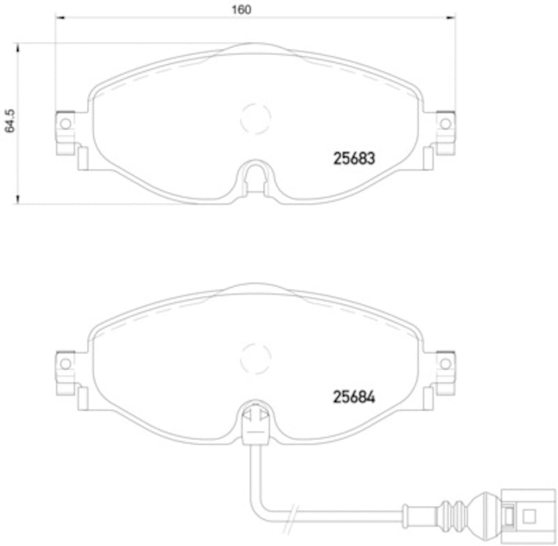 Hella Pagid Disc Brake Pad Set 355020191