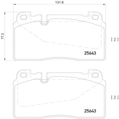 Hella Pagid Disc Brake Pad Set 355020251