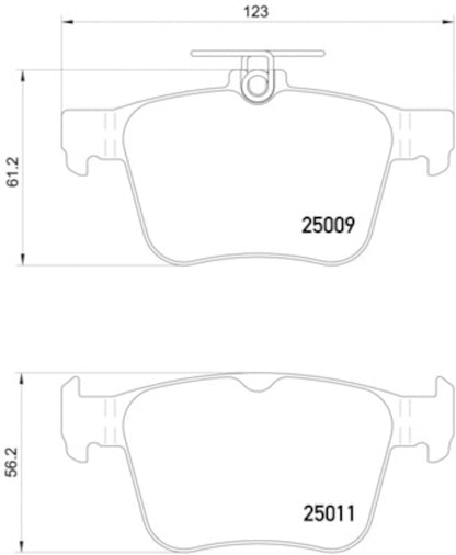 Hella Pagid Disc Brake Pad Set 355020261