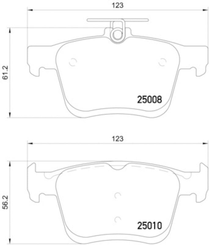 Hella Pagid Disc Brake Pad Set 355020271
