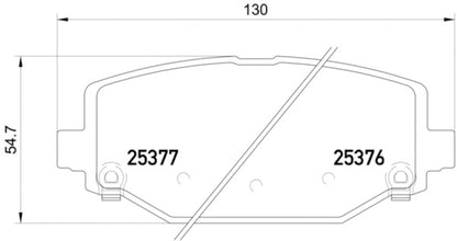 Hella Pagid Disc Brake Pad Set 355020311
