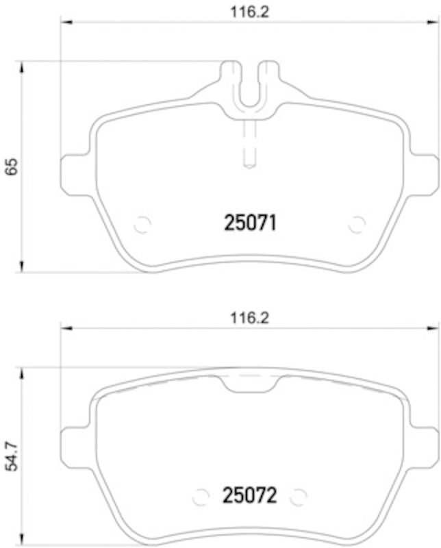 Hella Pagid Disc Brake Pad Set 355020471