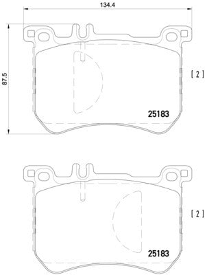 Hella Pagid Disc Brake Pad Set 355020491