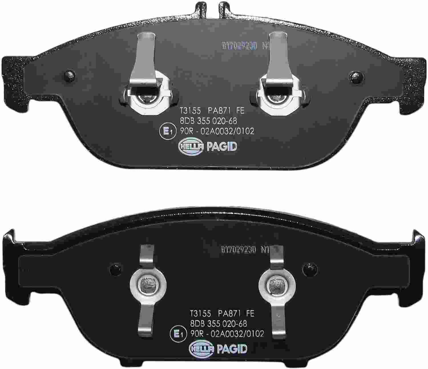 Hella Pagid Disc Brake Pad Set 355020681