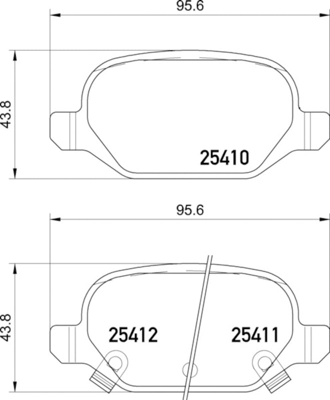 Hella Pagid Disc Brake Pad Set 355020751