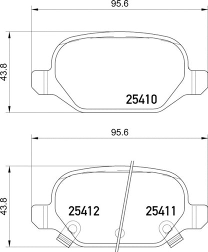 Hella Pagid Disc Brake Pad Set 355020751