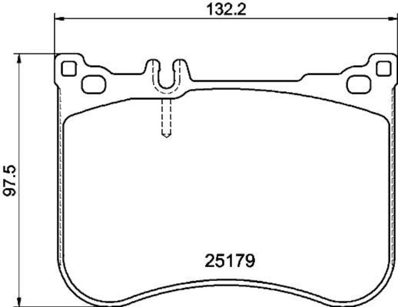 Hella Pagid Disc Brake Pad Set 355021211