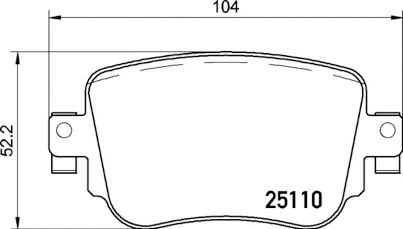 Hella Pagid Disc Brake Pad Set 355021291