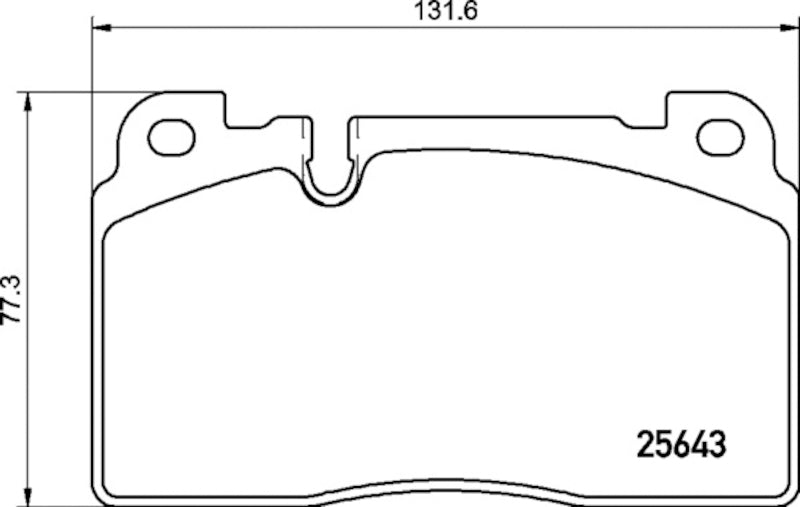 Hella Pagid Disc Brake Pad Set 355021331