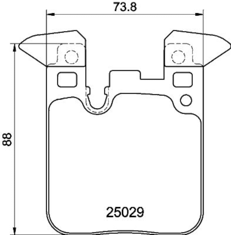 Hella Pagid Disc Brake Pad Set 355021341