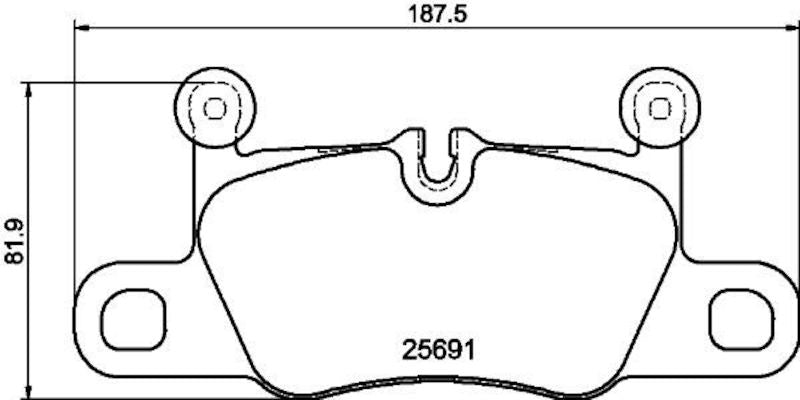 Hella Pagid Disc Brake Pad Set 355021351