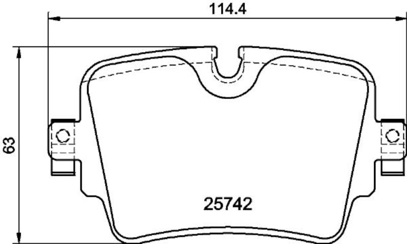 Hella Pagid Disc Brake Pad Set 355021391