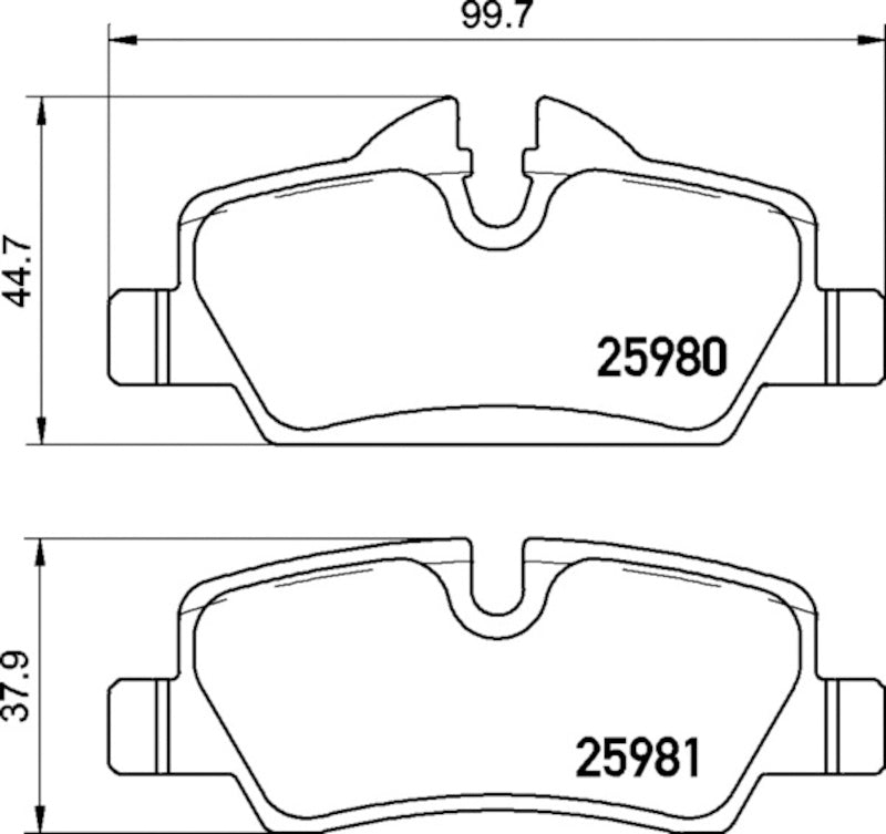 Hella Pagid Disc Brake Pad Set 355021481