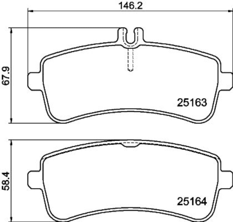 Hella Pagid Disc Brake Pad Set 355021521