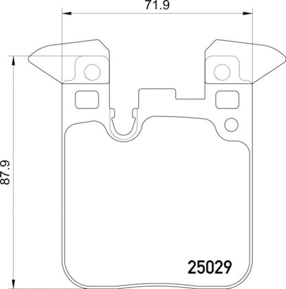 Hella Pagid Disc Brake Pad Set 355021611