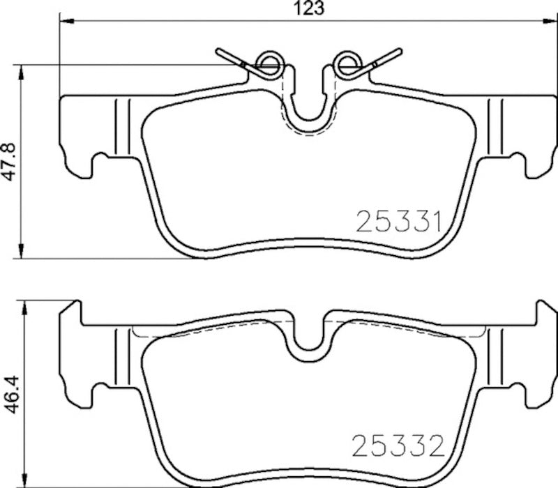 Hella Pagid Disc Brake Pad Set 355021681