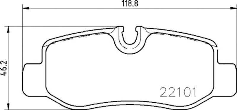 Hella Pagid Disc Brake Pad Set 355021761