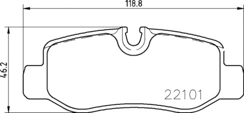 Hella Pagid Disc Brake Pad Set 355021761