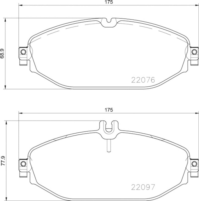 Hella Pagid Disc Brake Pad Set 355021921