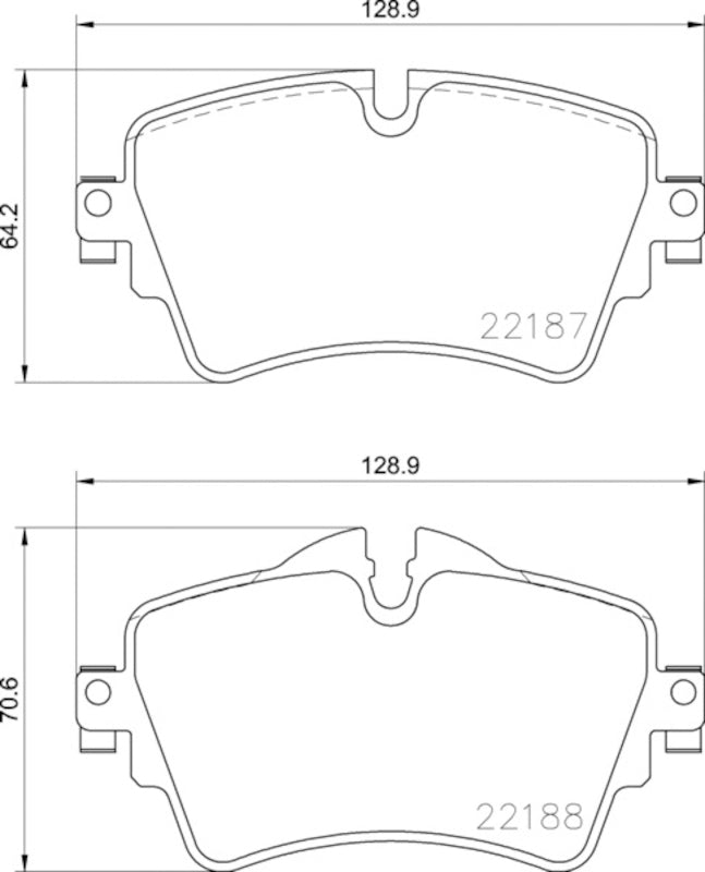Hella Pagid Disc Brake Pad Set 355023091