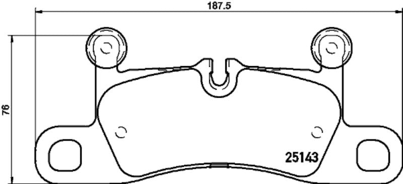 Hella Pagid Disc Brake Pad Set 355023371