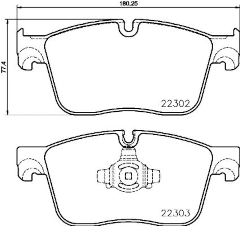 Hella Pagid Disc Brake Pad Set 355024661