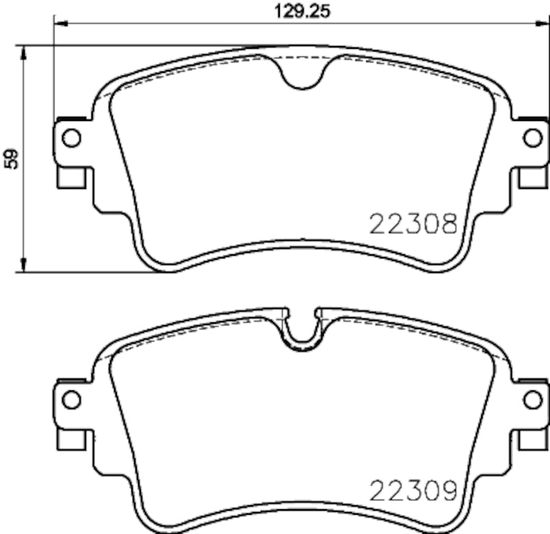 Hella Pagid Disc Brake Pad Set 355024791