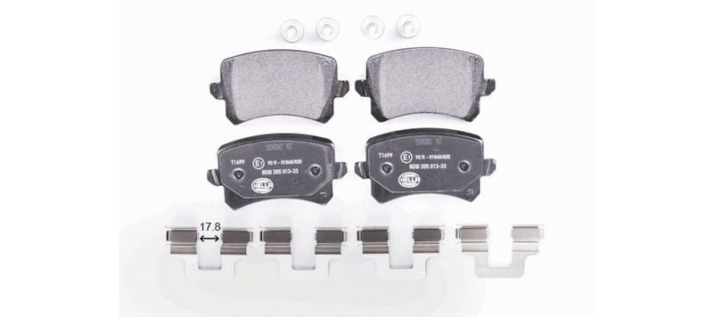 Hella Pagid Disc Brake Pad Set 355025331