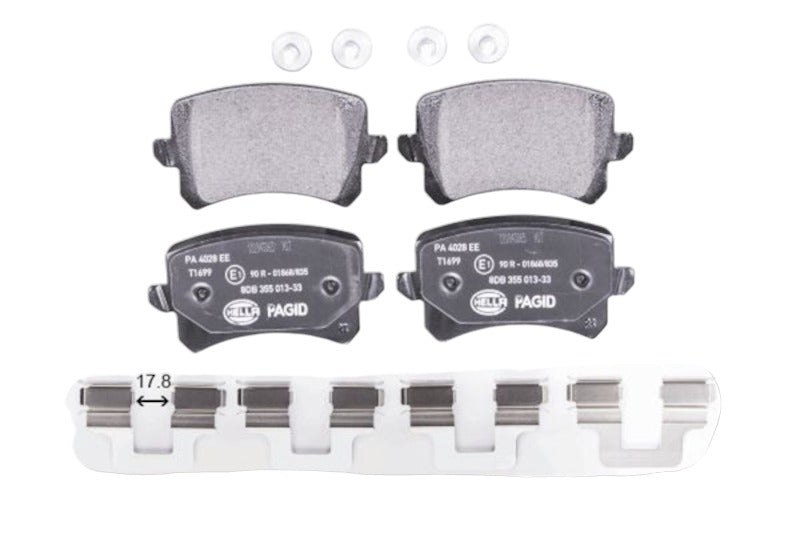 Hella Pagid Disc Brake Pad Set 355025331