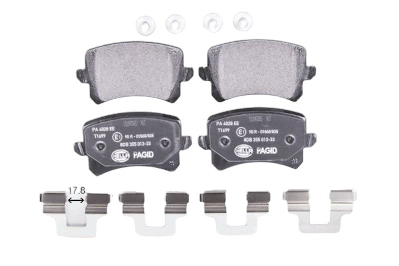 Hella Pagid Disc Brake Pad Set 355025331