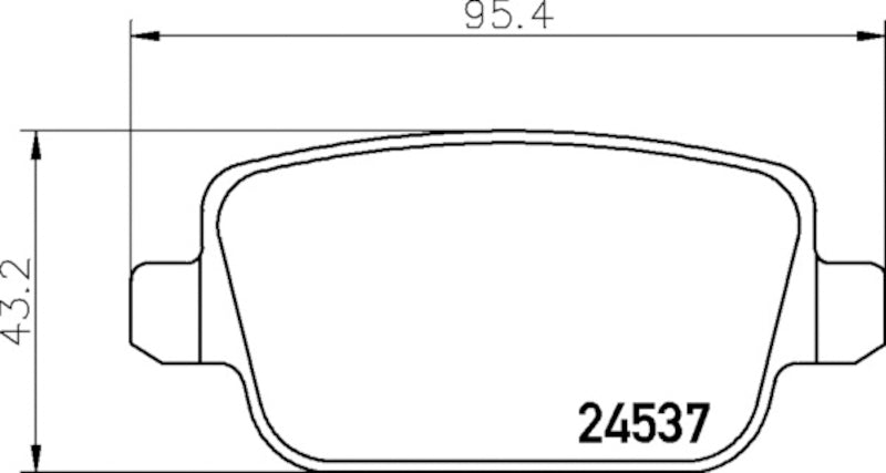 Hella Pagid Disc Brake Pad Set 355025371