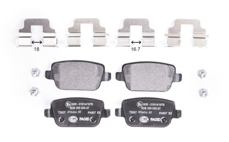 Hella Pagid Disc Brake Pad Set 355025371