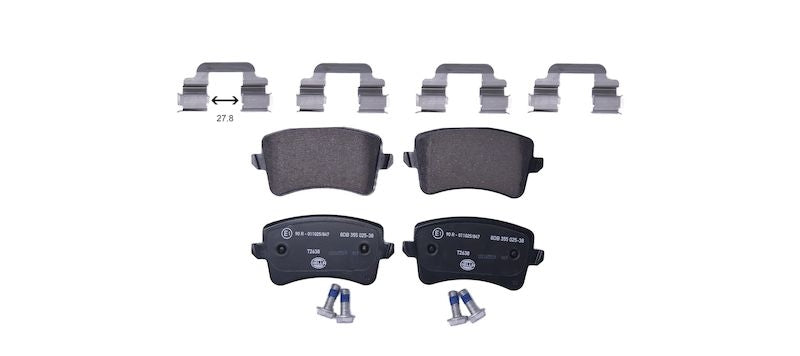 Hella Pagid Disc Brake Pad Set 355025381