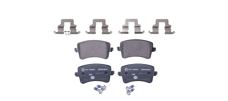Hella Pagid Disc Brake Pad Set 355025391