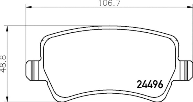 Hella Pagid Disc Brake Pad Set 355025401