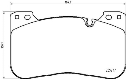 Hella Pagid Disc Brake Pad Set 355025991