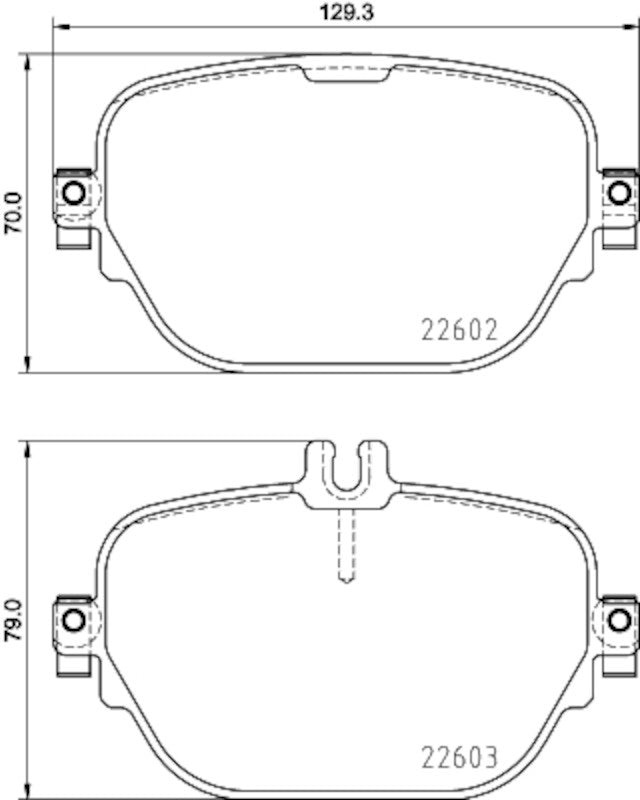 Hella Pagid Disc Brake Pad Set 355031711