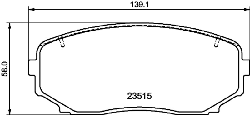 Hella Pagid Disc Brake Pad Set 355032941