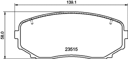 Hella Pagid Disc Brake Pad Set 355032941