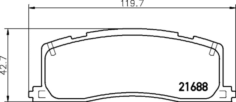 Hella Pagid Disc Brake Pad Set 355033771