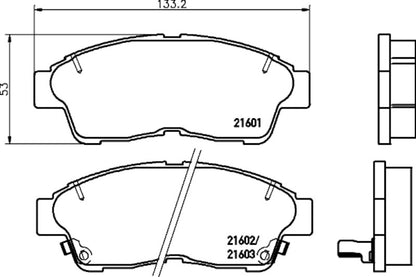 Hella Pagid Disc Brake Pad Set 355033791