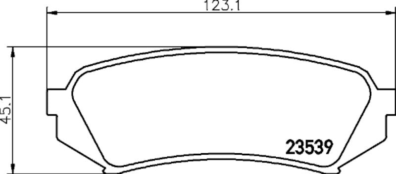 Hella Pagid Disc Brake Pad Set 355033951