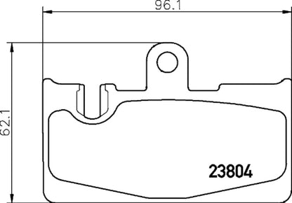 Hella Pagid Disc Brake Pad Set 355034051