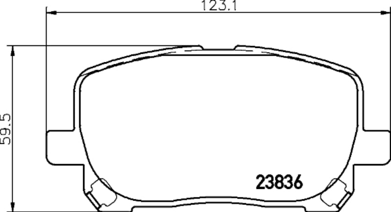Hella Pagid Disc Brake Pad Set 355034081