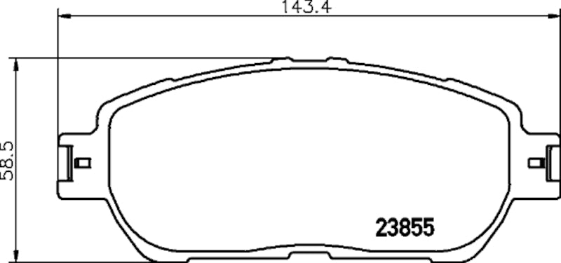 Hella Pagid Disc Brake Pad Set 355034131
