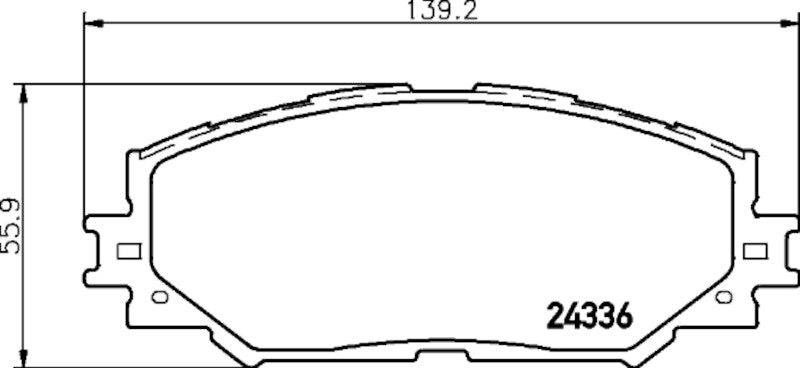 Hella Pagid Disc Brake Pad Set 355034331