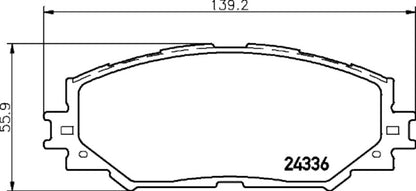 Hella Pagid Disc Brake Pad Set 355034331