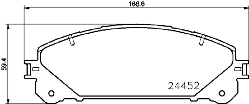 Hella Pagid Disc Brake Pad Set 355034401